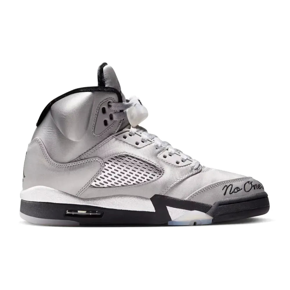 AJ 5 Wings Medium Grey Metallic Silver