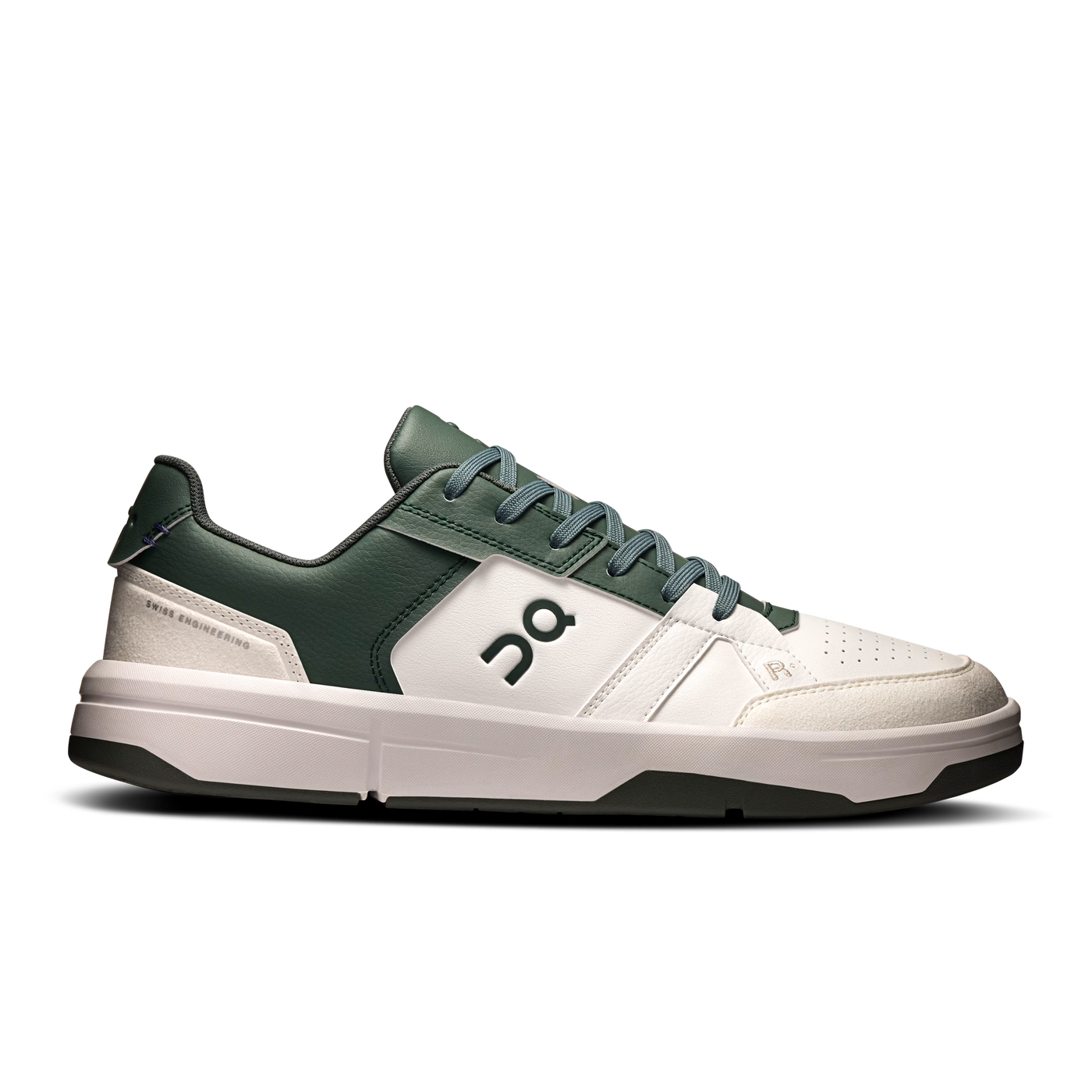 On Running THE ROGER Clubhouse - White/Olive