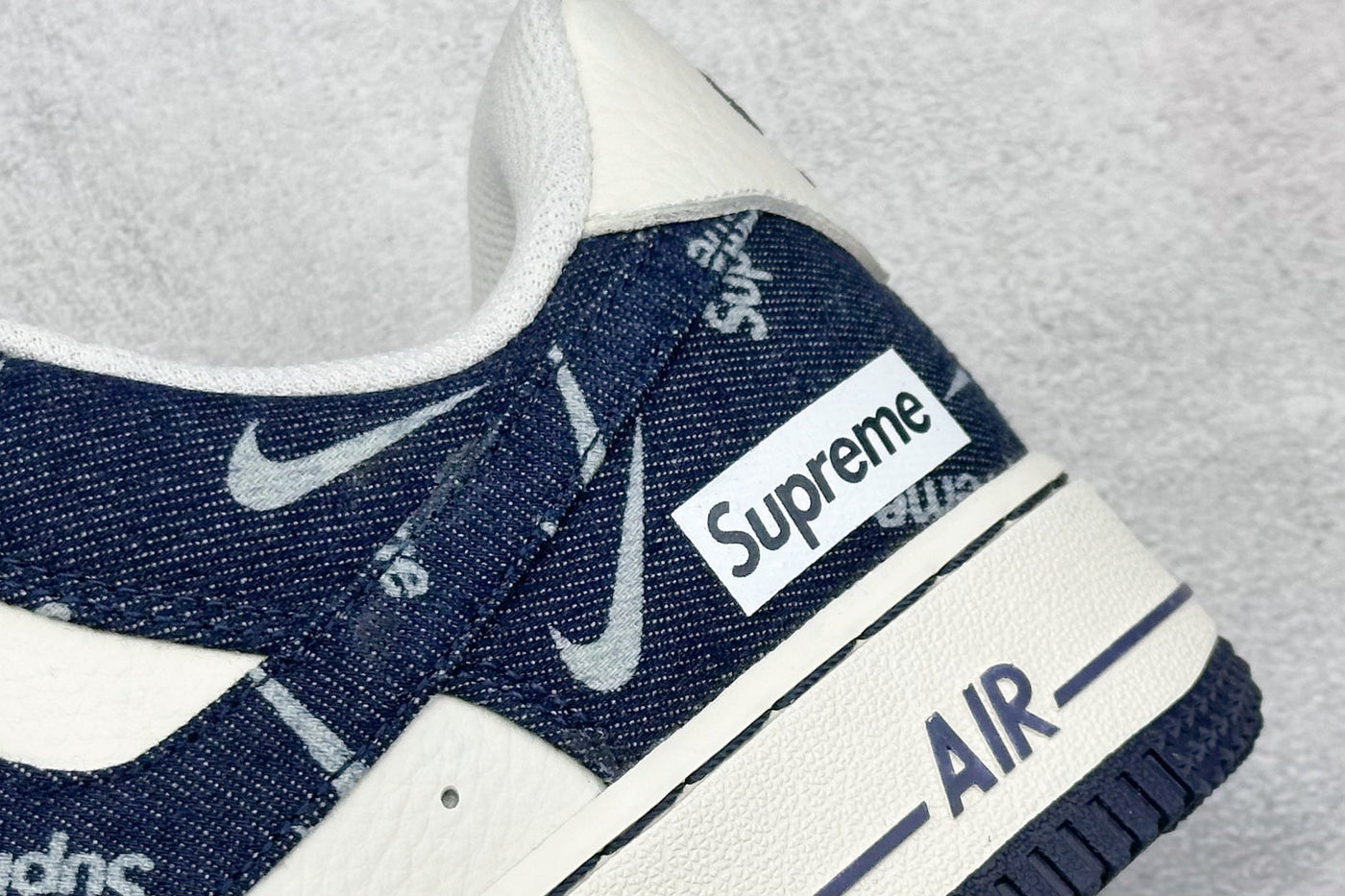 NK Air Force 1 Supreme - Navy Blue/White