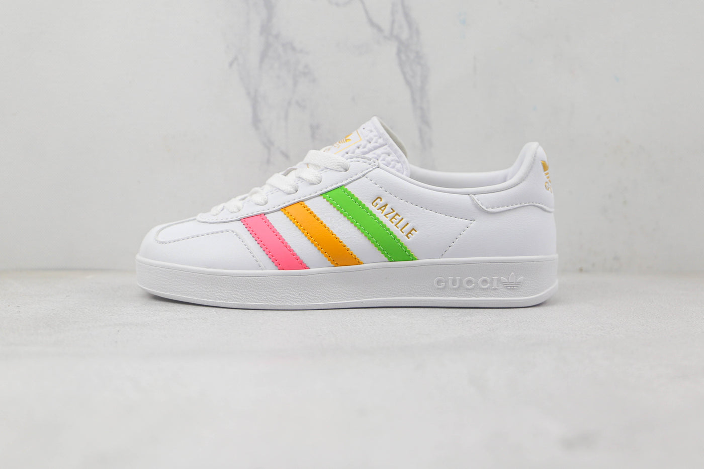 GC Gazelle Sneaker – White/Multicolor