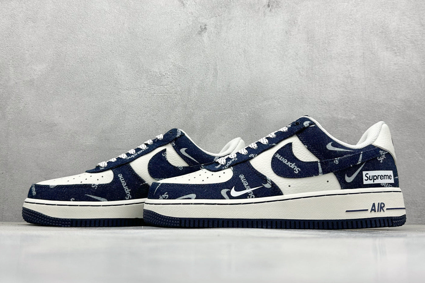 NK Air Force 1 Supreme - Navy Blue/White