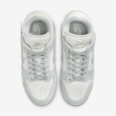 NK Dunk Low Twist -  Light Silver/White