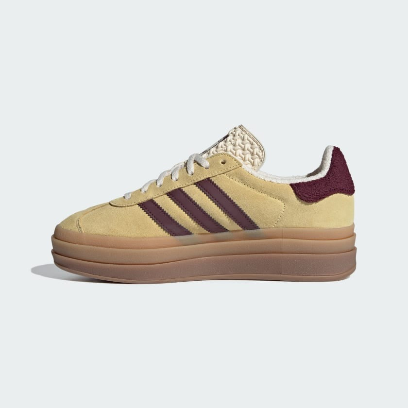 Ad Gazelle Bold - Almost Yellow/Maroon
