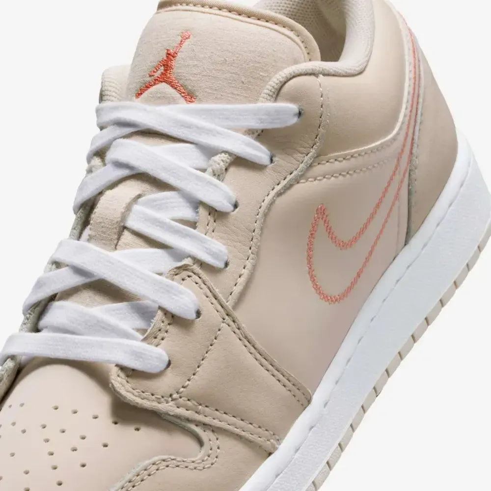 AJ 1 Low GS Light Orewood Brown White Light Madder Root