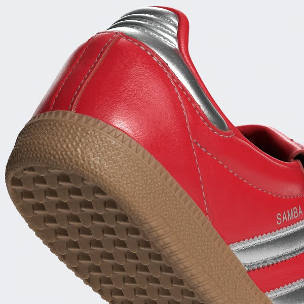 Ad Samba LT Better Scarlet/ Silver Metallic/ Gum