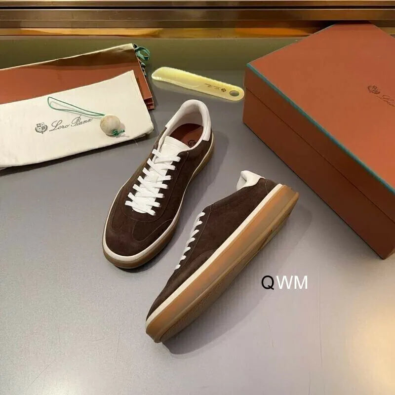 LRP Nuages Sneakers – Brown & White Suede