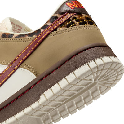 NK Dunk Low - Khaki/Team Red