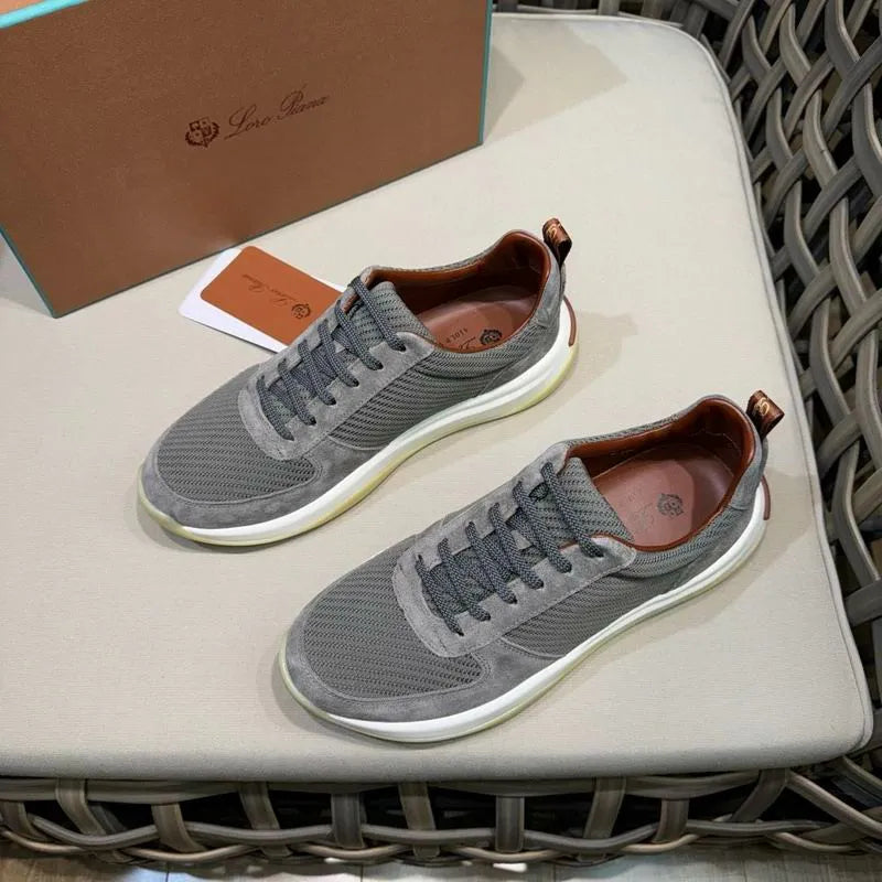 LRP 360 LP Walk Sneakers – Grey Suede & Mesh