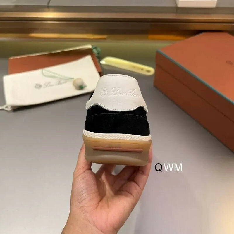 LRP Nuages Sneakers – Black & White Suede