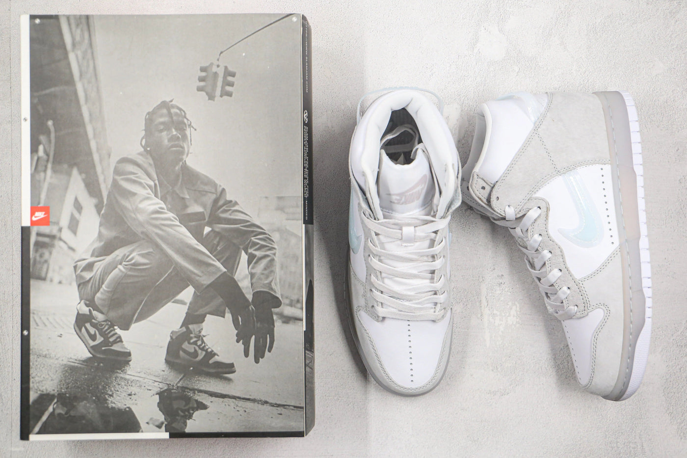 NK Dunk High Slam Jam White Pure Platinum