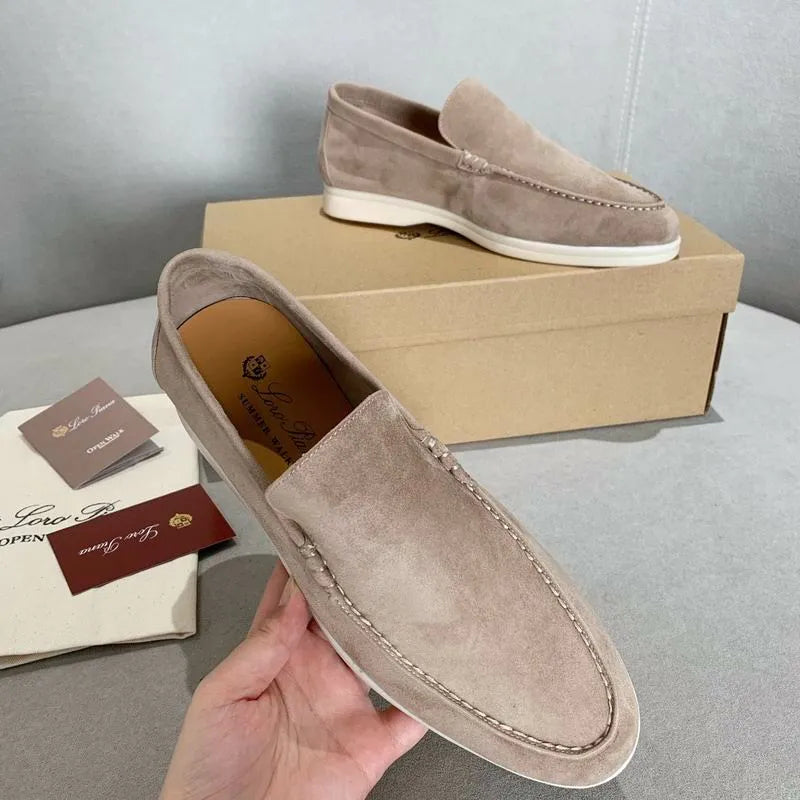 LRP Summer Walk Loafers – Beige Suede