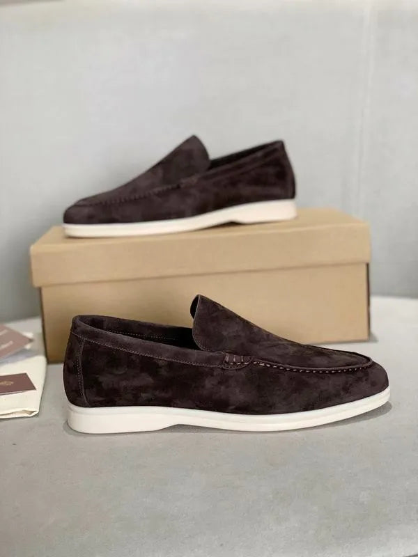 LRP Summer Walk Loafers – Dark Brown Suede