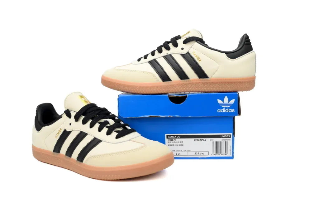 Ad Samba OG - White/Black Gum