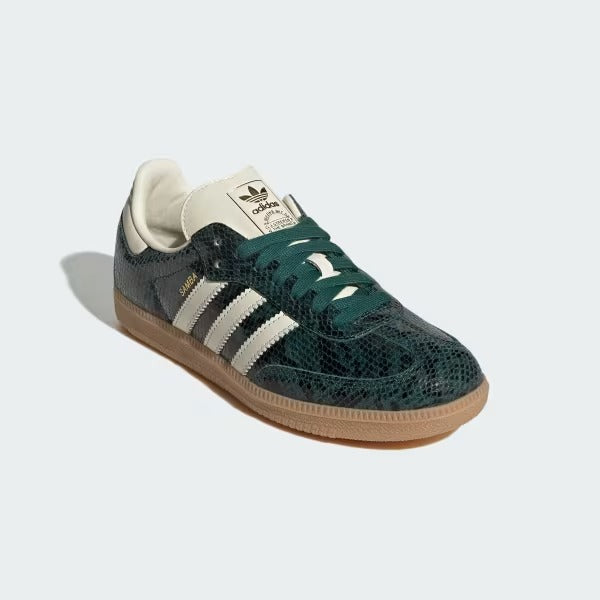 Ad Samba OG Snakeskin Dark Green