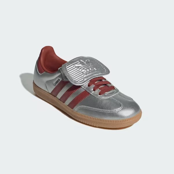 Ad Samba LT Silver Metallic/ Preloved Ruby/ Gum