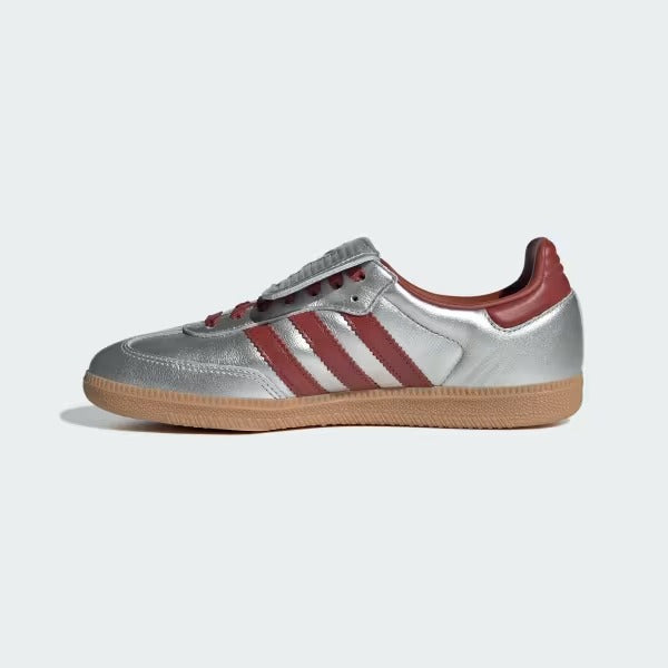 Ad Samba LT Silver Metallic/ Preloved Ruby/ Gum