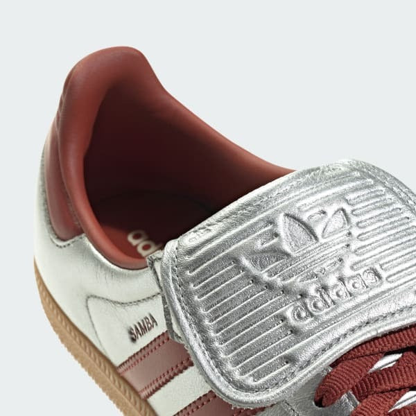 Ad Samba LT Silver Metallic/ Preloved Ruby/ Gum