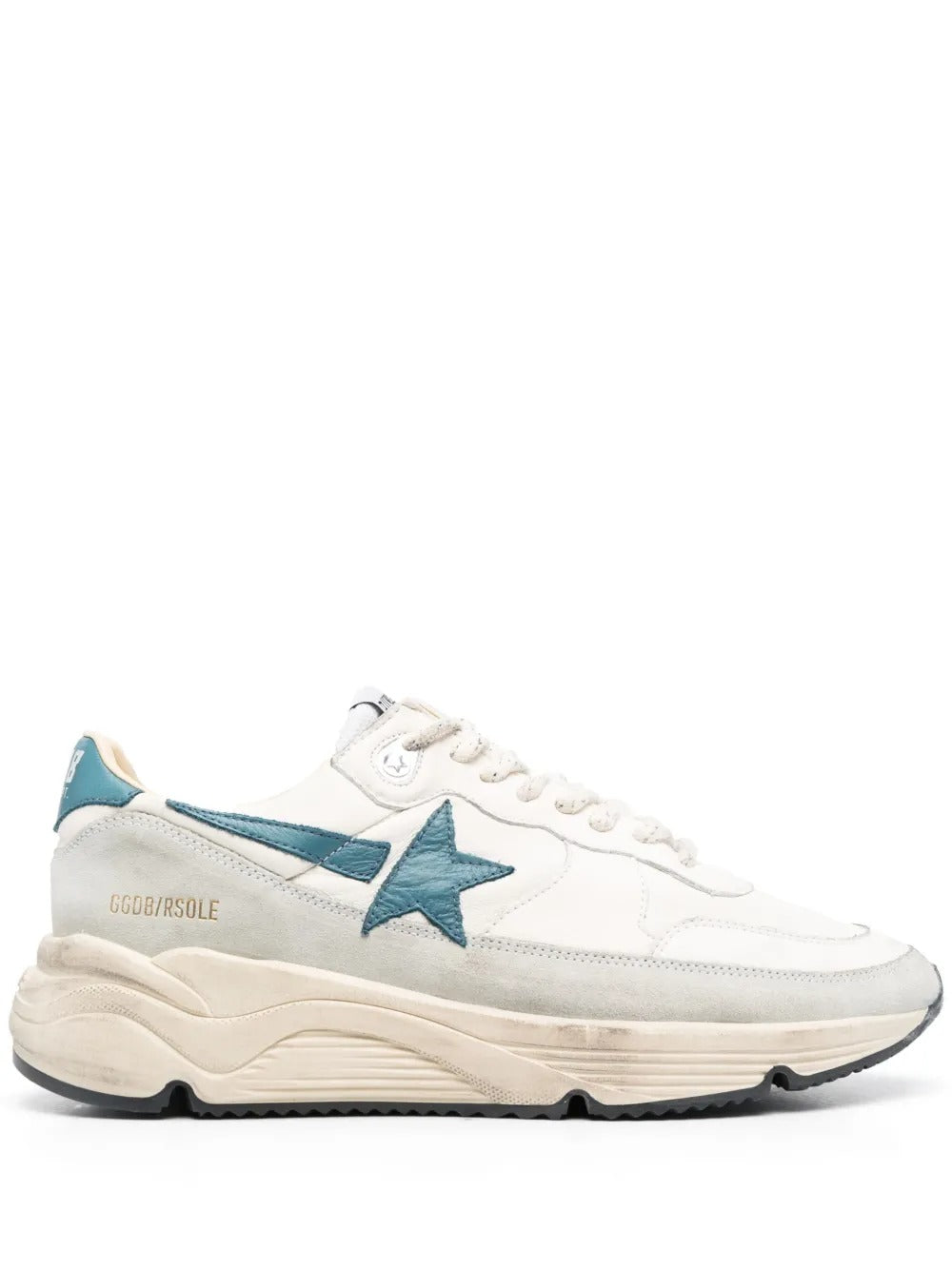GGS Running Sole – White & Teal