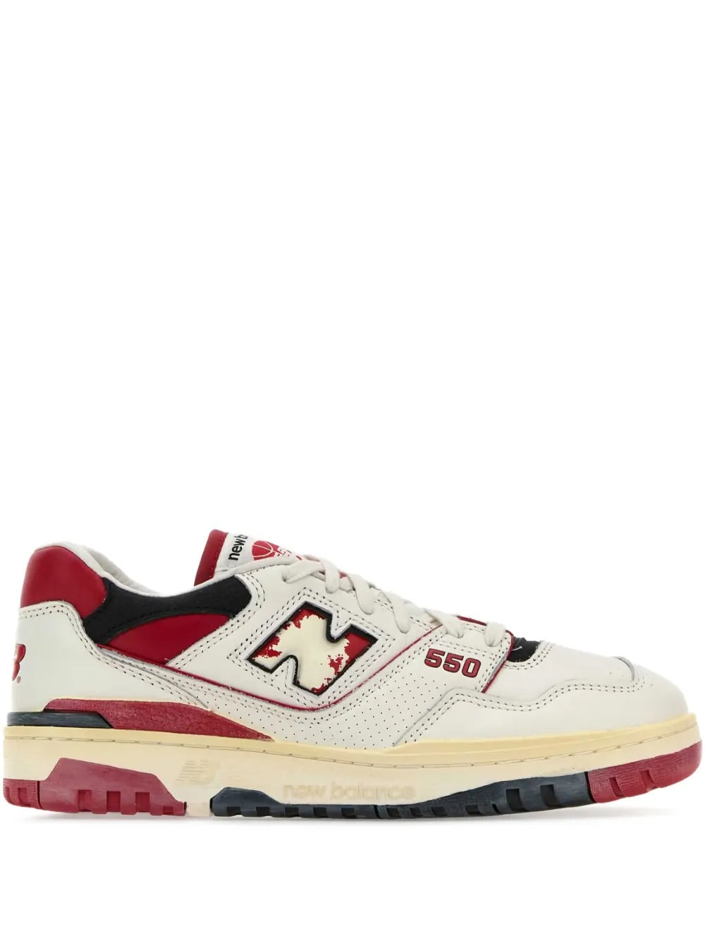 NB 550 - Off White/Red/Black