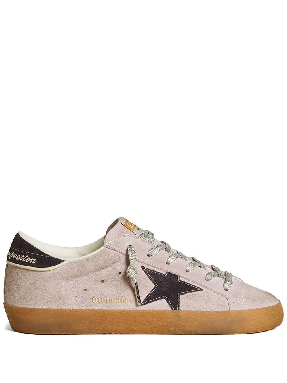 GGS Super-Star Beige Suede Black Star Gum Sole