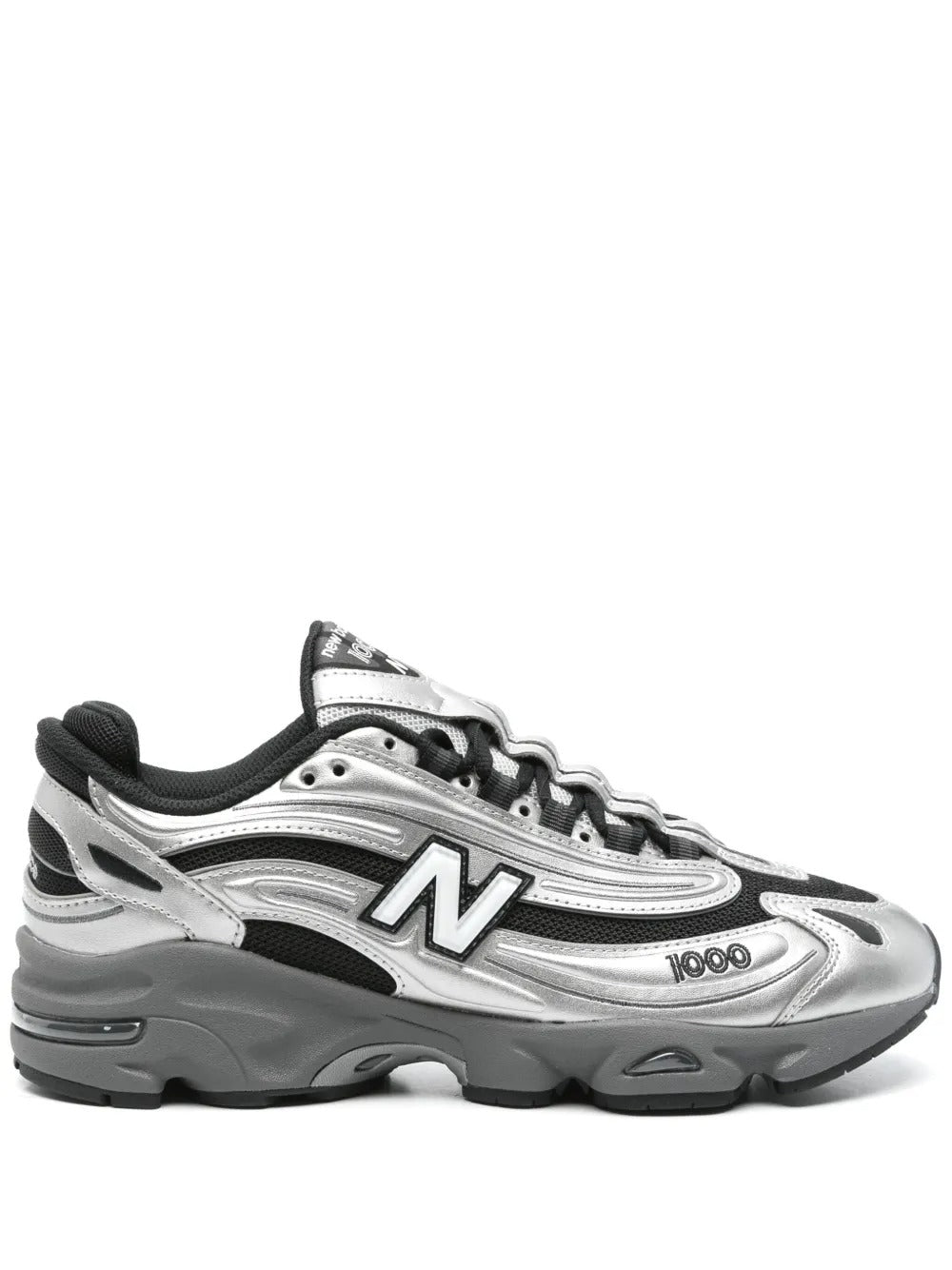 NB 1000 - Metallic Silver/Black/Gunmetal Grey