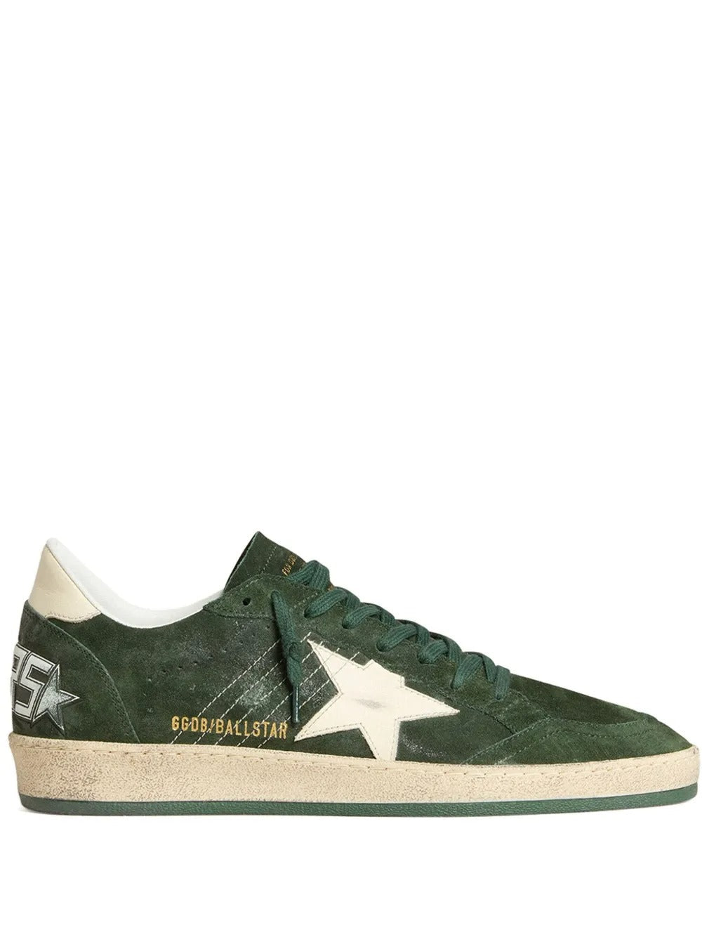 GGS Ball Star Sneakers – Dark Green Suede
