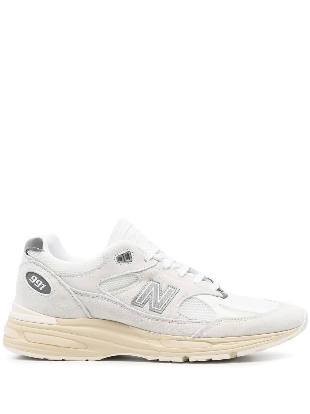 NB 991v2 - White/Light Beige/Grey