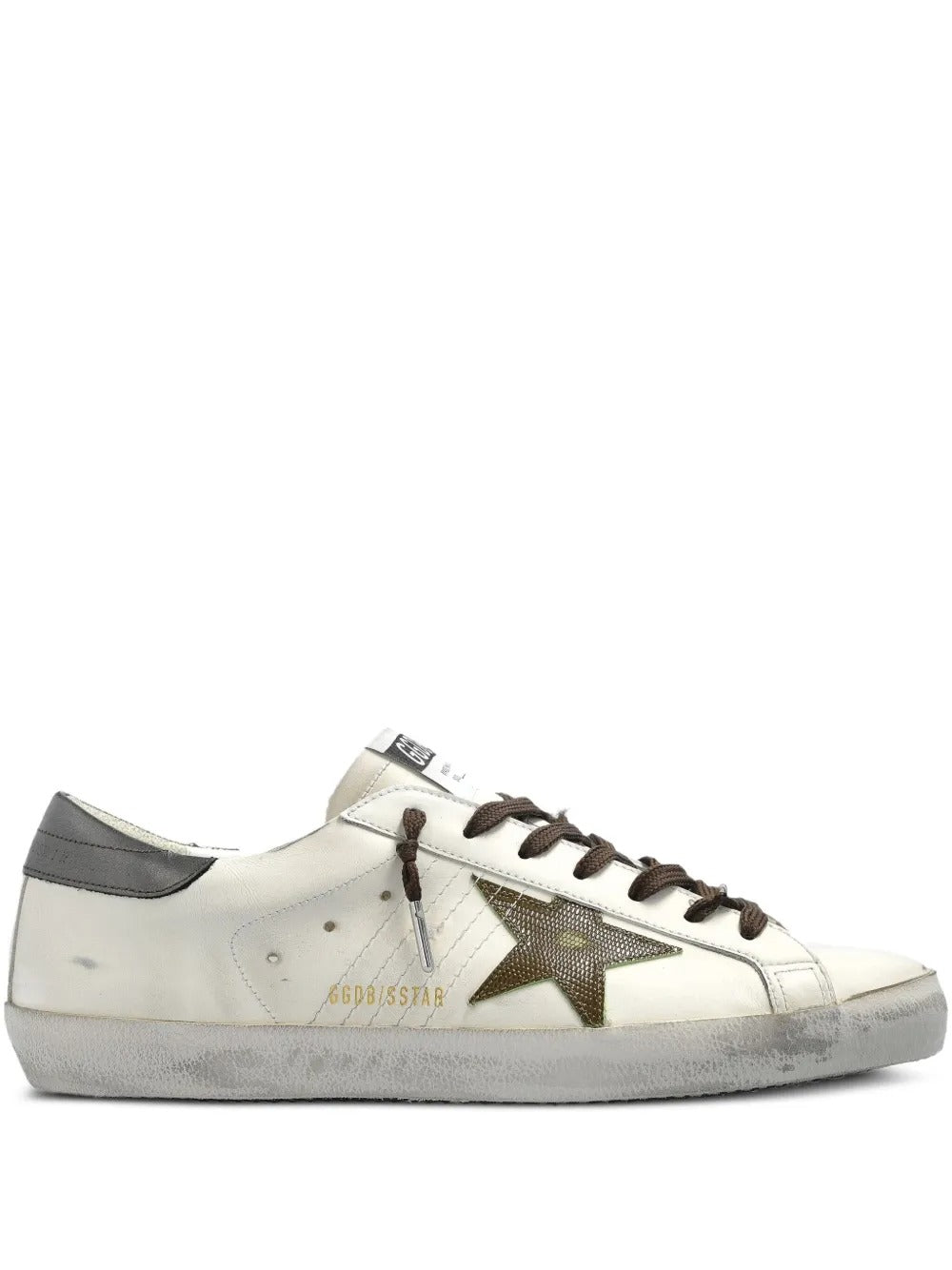 GGS Super-Star Sneakers – White & Contrast Heel