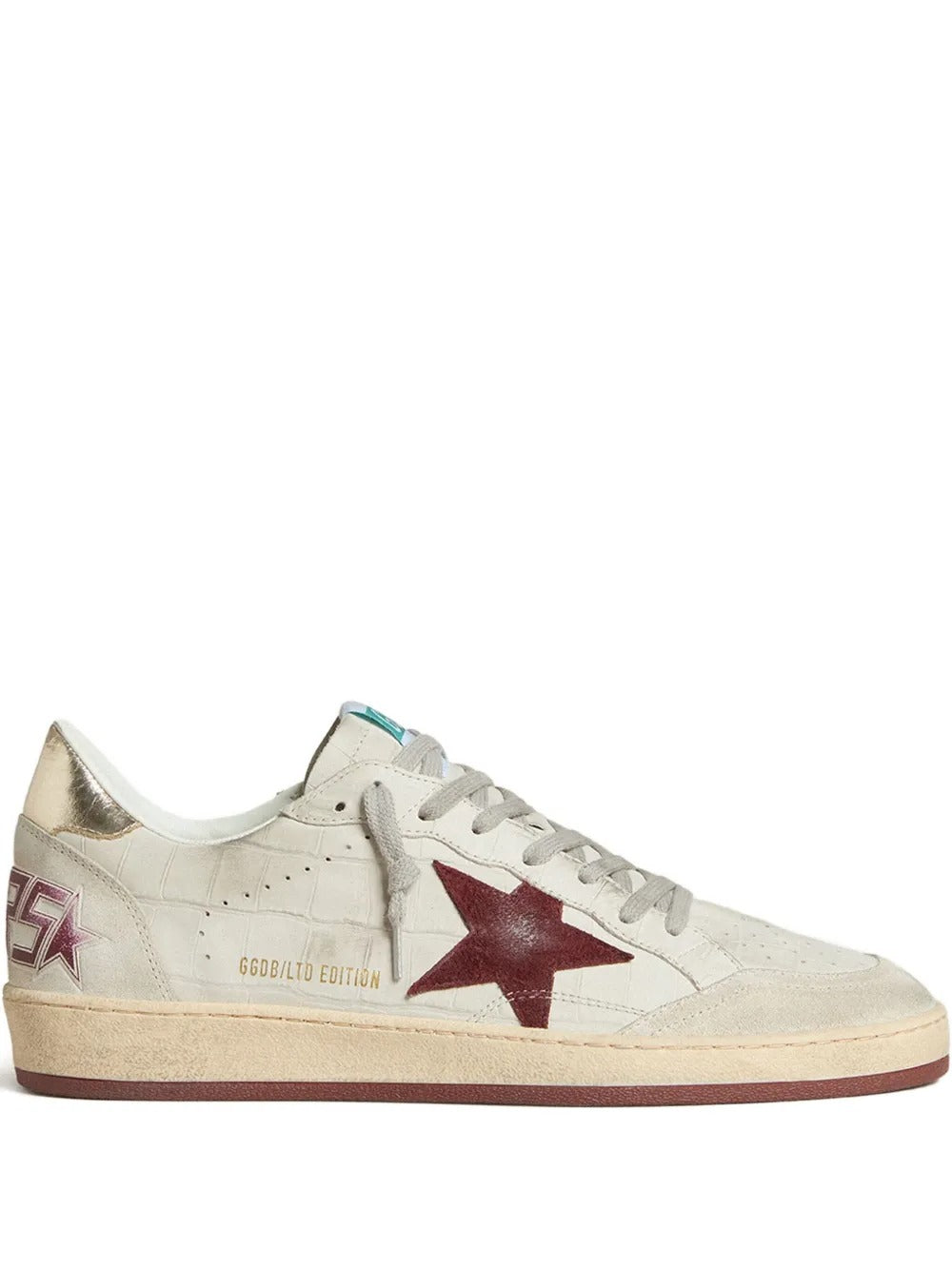 GGS Ball Star Sneakers – Burgundy Star