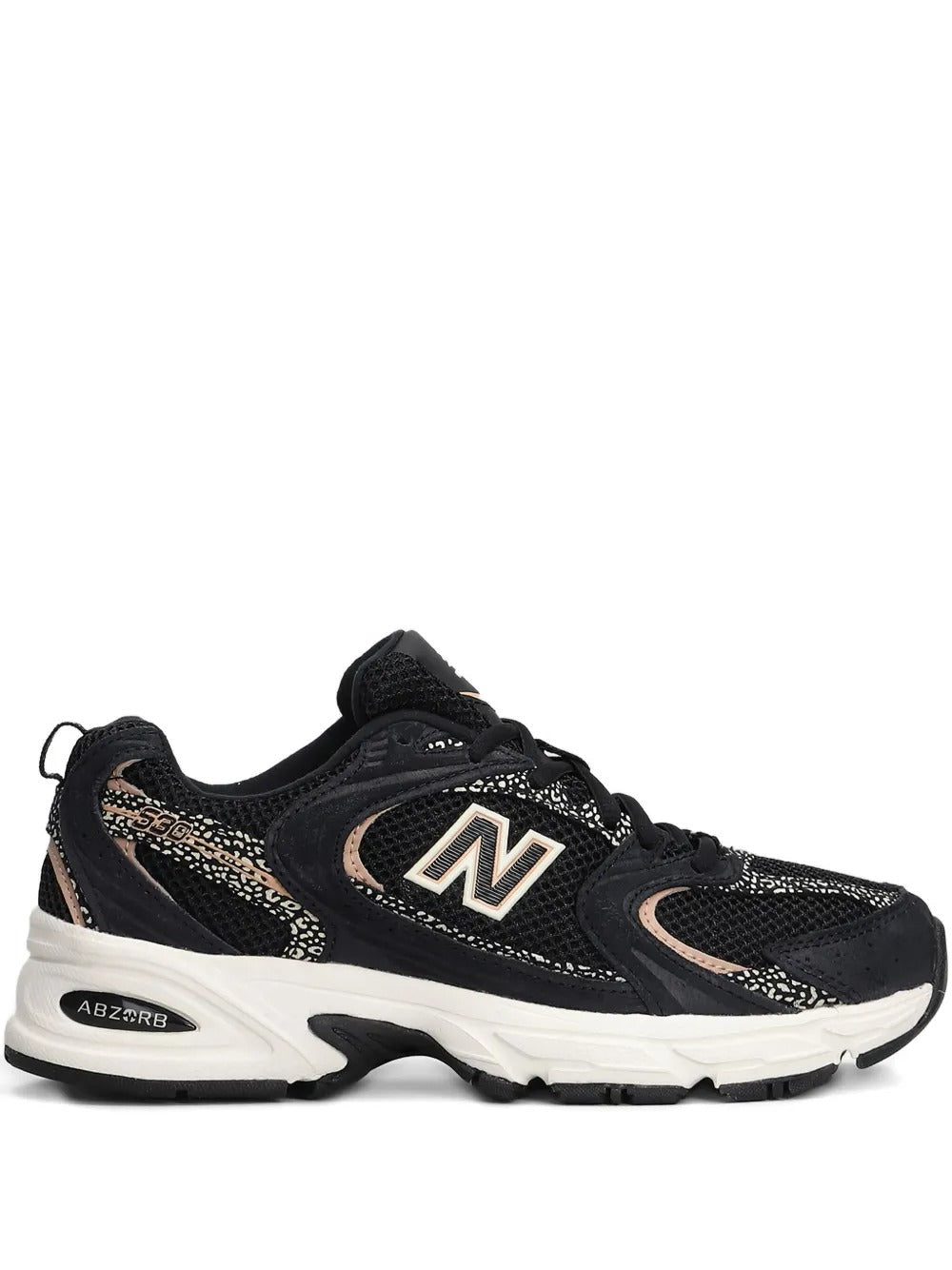 NB 530 - Black/Tan/Animal-Print