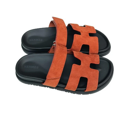 HMS Chypre Suede Sandal – Orange