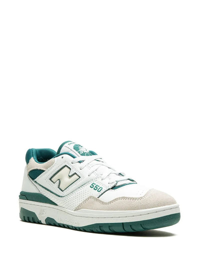 NB 550 - White/Teal/Light Beige