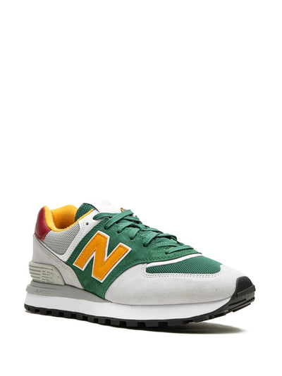 NB x yJW MAN 574 - Forest Green/Light Grey/Mustard Yellow
