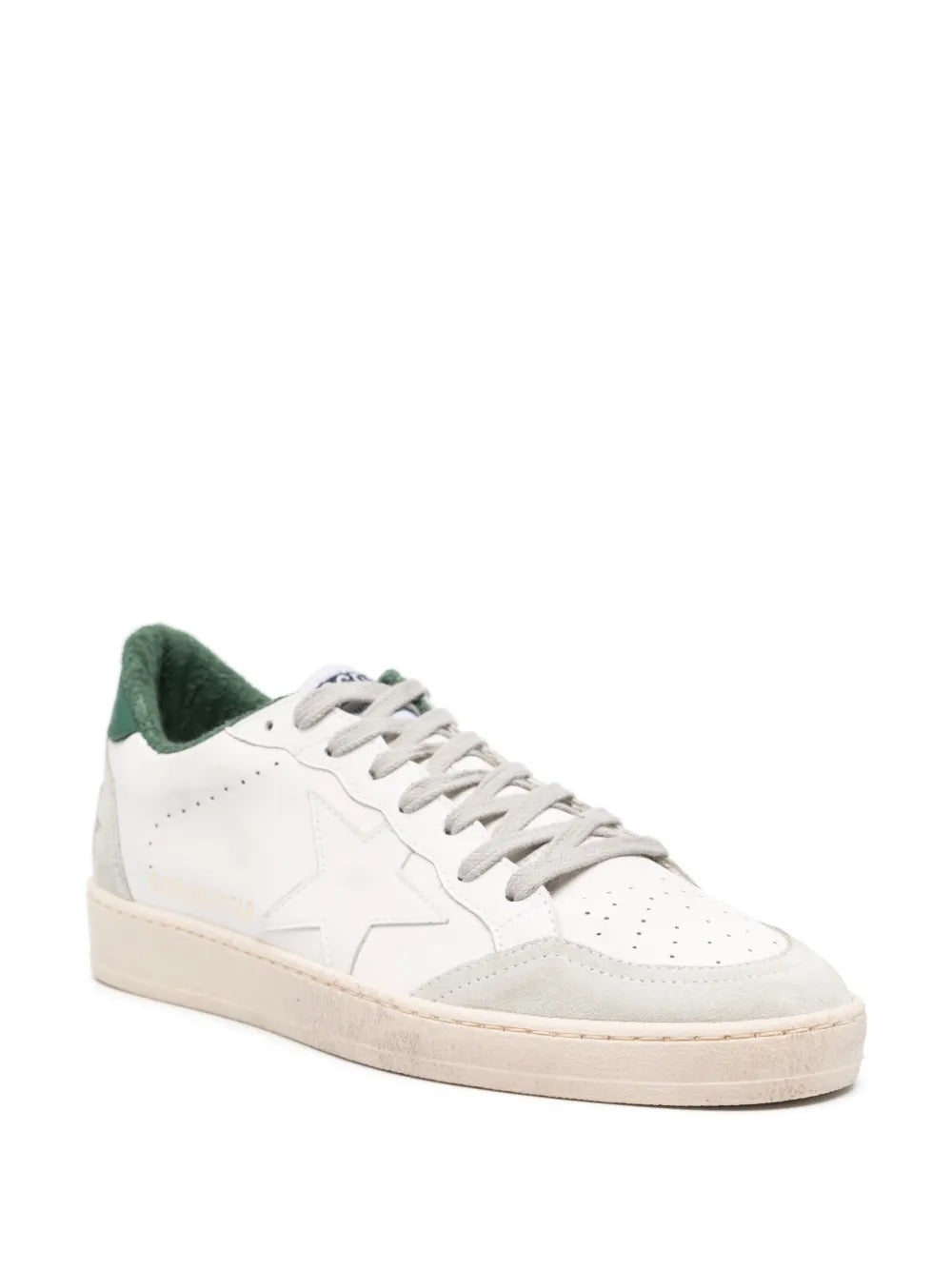 GGS Ball Star Sneakers – Off-White Leathe