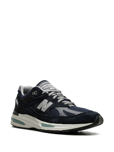 NB 991v2 - Navy Blue/Grey/Mint Green