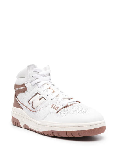 NB 650 - White/Dusty Rose