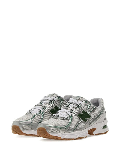 NB 740 - White/Metallic Silver/Dark Green