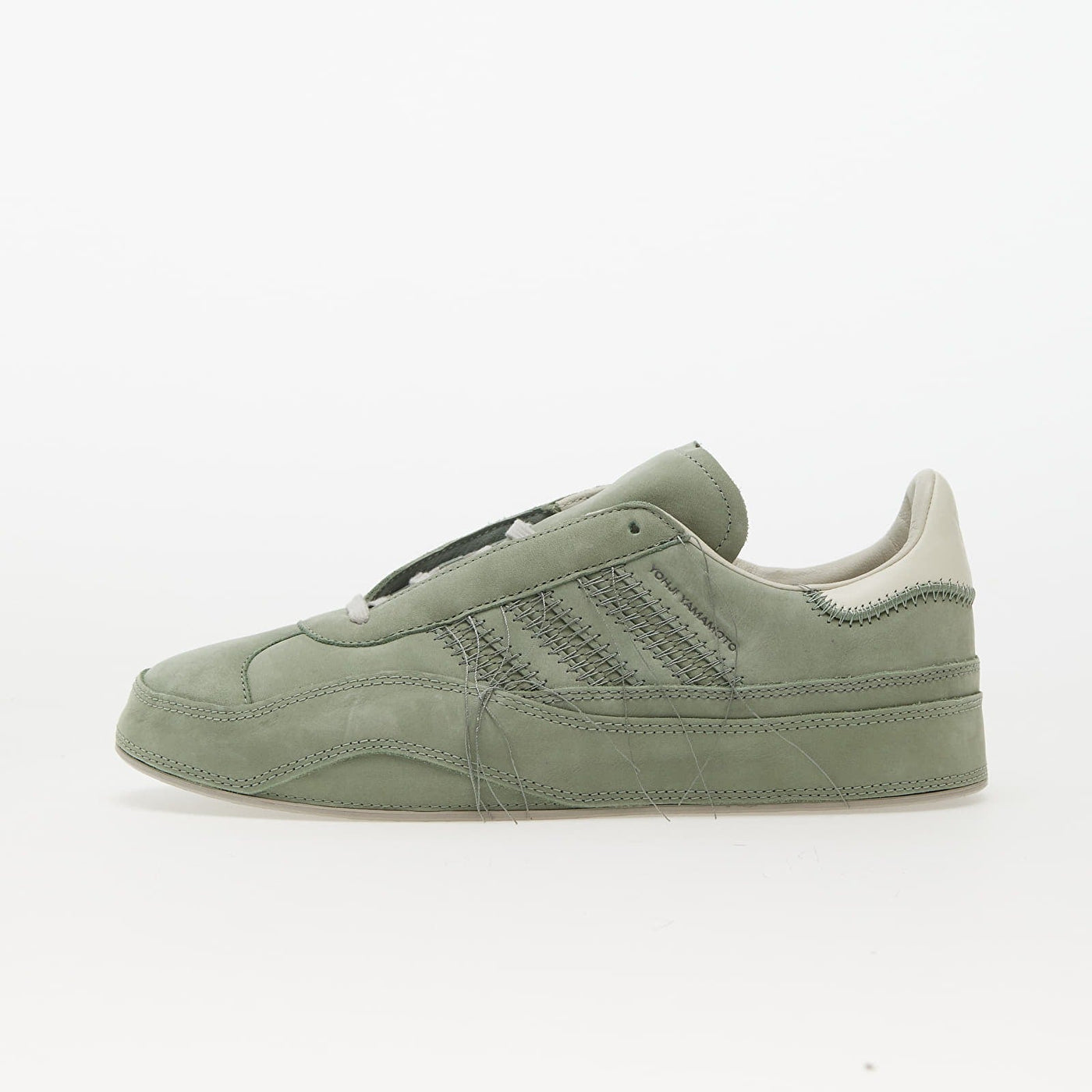 Ad Gazelle Y 3 - Green/Off White /Light Brown
