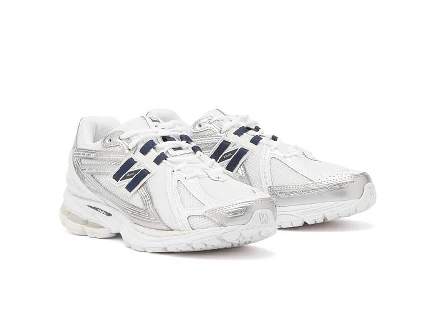 NB 1906 - White/Metallic Silver/Navy