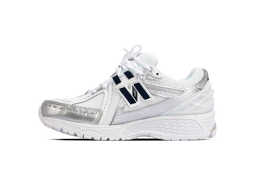 NB 1906 - White/Metallic Silver/Navy