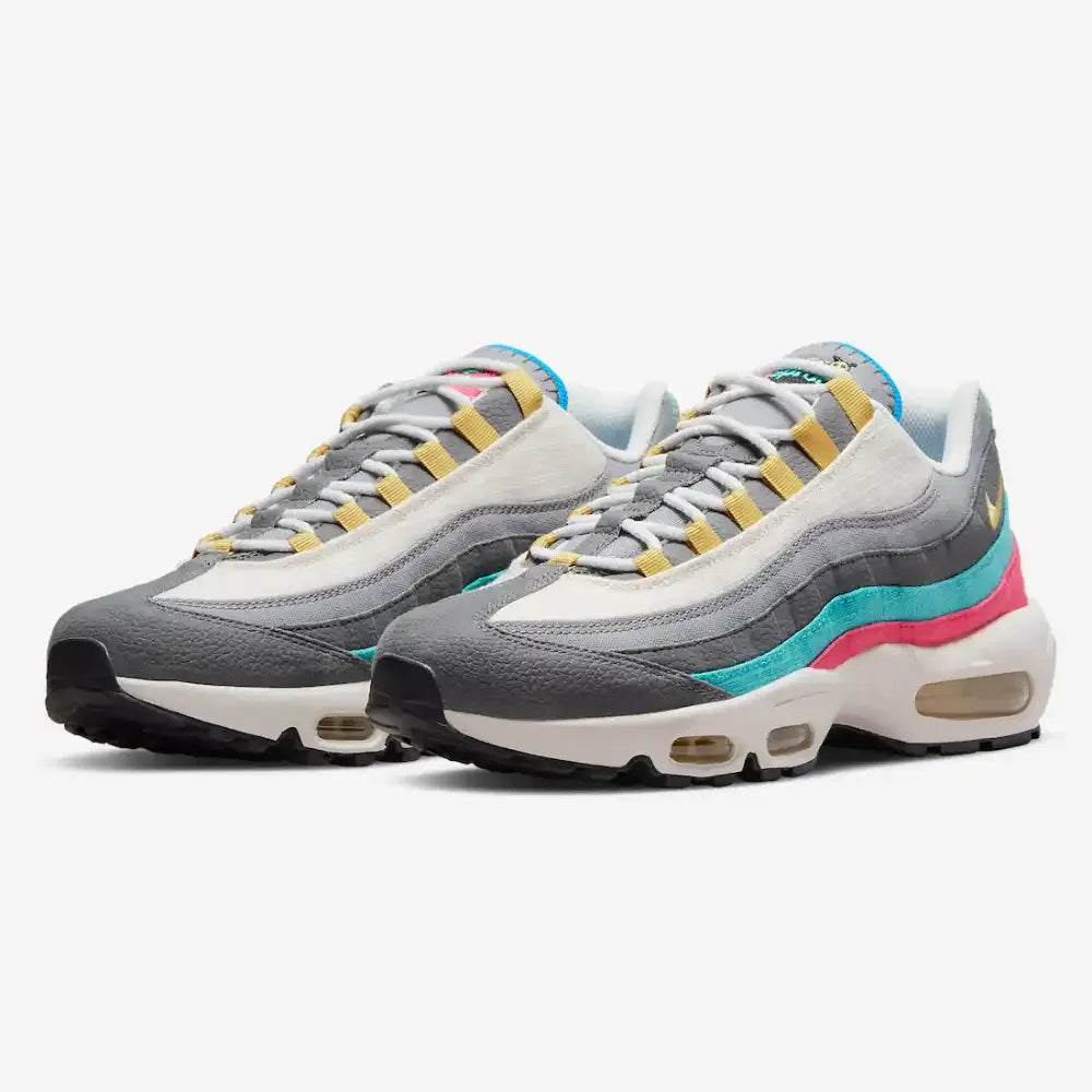 NK Air Max 95 Air Sprung Grey Aqua Pink