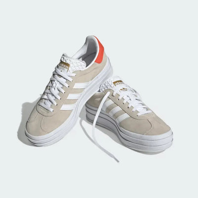 Ad Gazelle Bold - Beige/Cloud White/Collegiate Orange