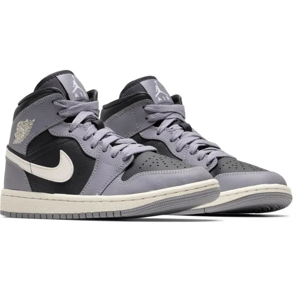 AJ 1 Mid Cement Grey Sail Anthracite