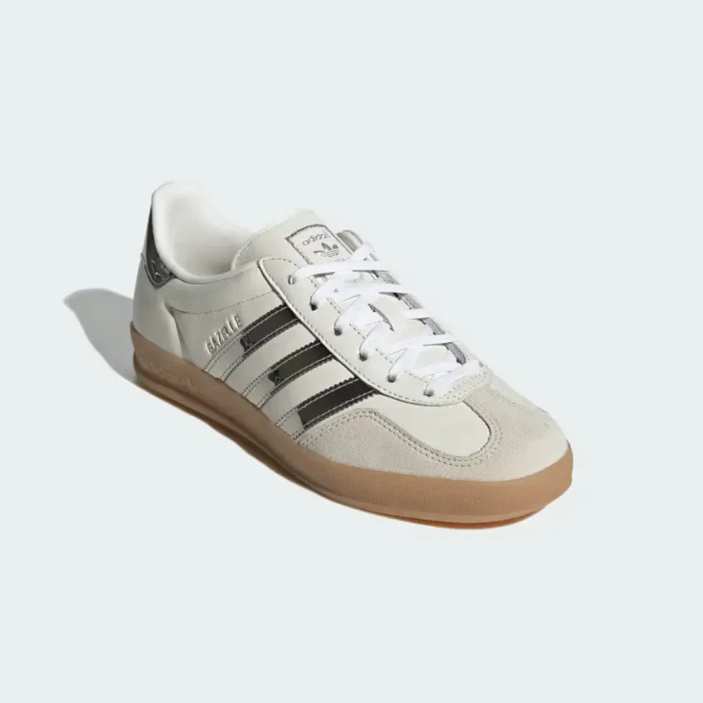 Ad Gazelle Indoor - Cloud White/Silver Metallic/Gum