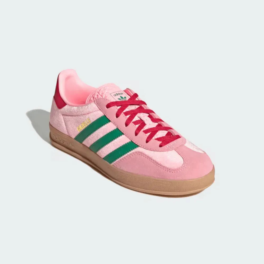 Ad Gazelle Indoor - Court Green/Glow Pink/Gum