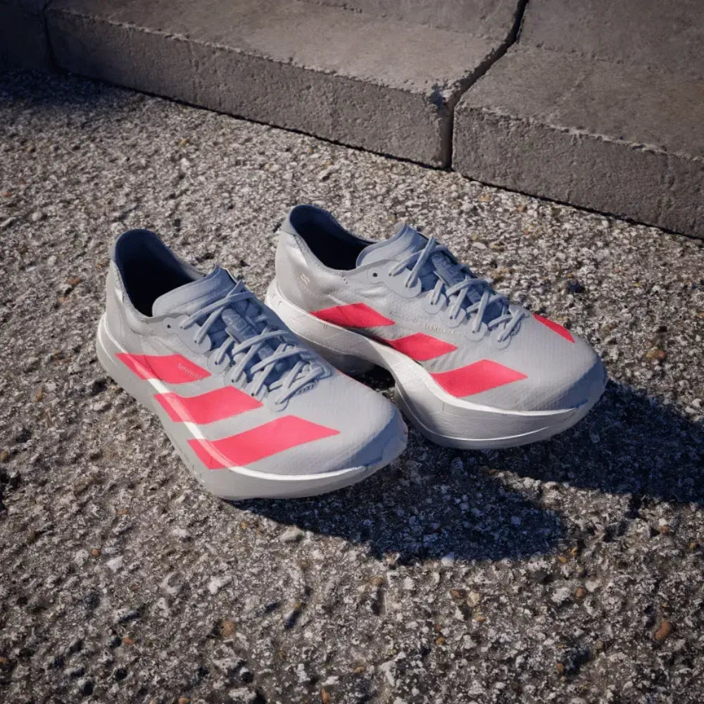 Ad Adizero Adios Pro 4 Grey Two Lucid Red