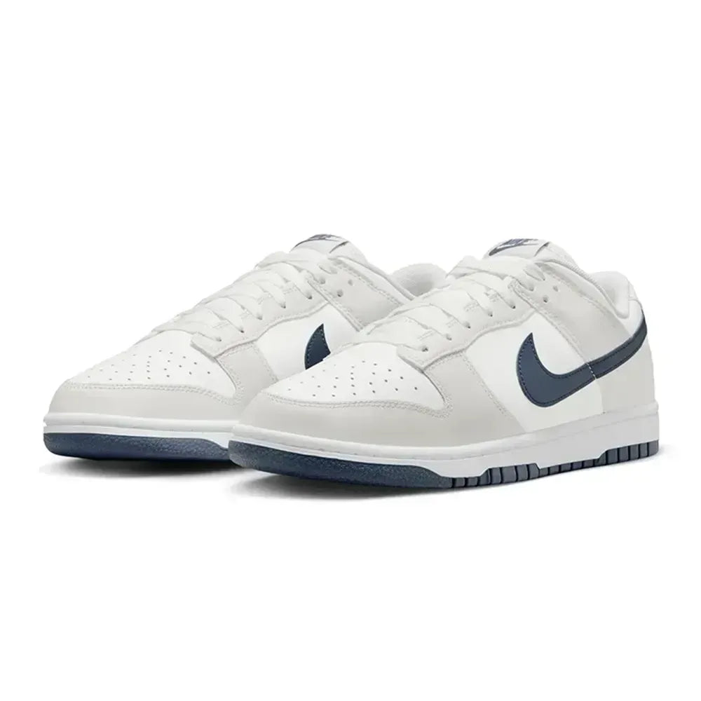 NK Dunk Low - Retro White Midnight Navy