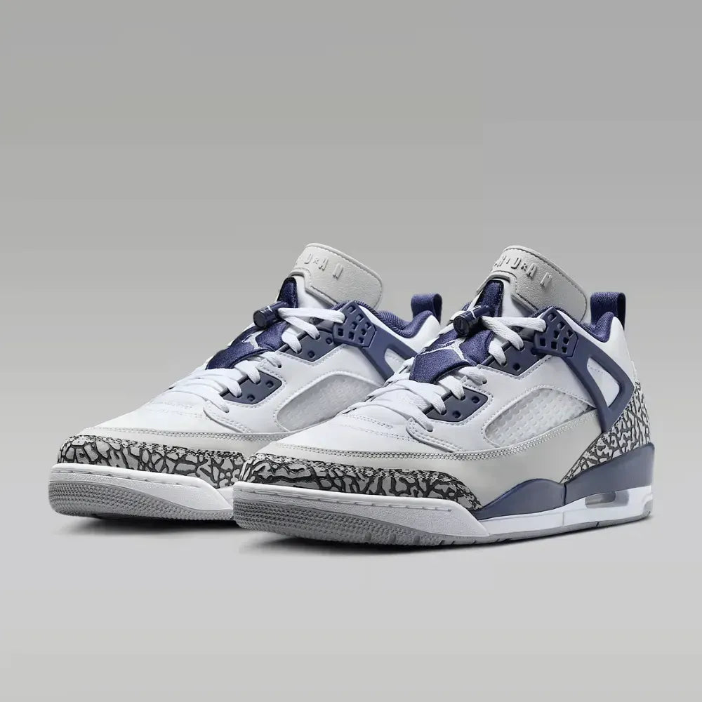 AJ Spizike Low White Neutral Grey Midnight Navy