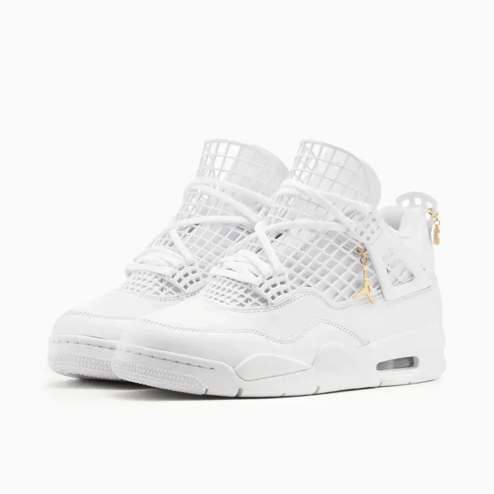 AJ 4 Net White