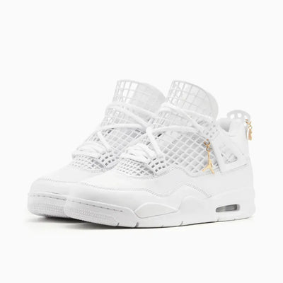 AJ 4 Net White